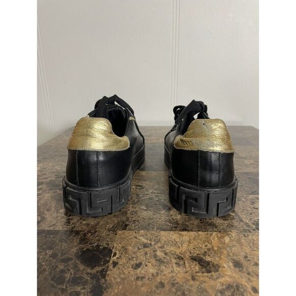 VERSACE Leather Studded Accents Sneakers - Picture 5 of 13